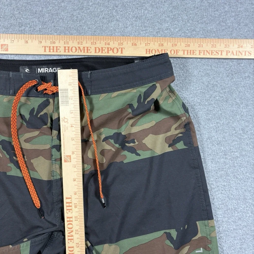 Rip Curl Mirage Camo Boardshorts Mens Swim Trunks Surf Stretch Camouflage Sz 38